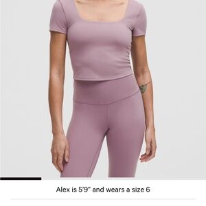 Lululemon Athletica Mauve Top